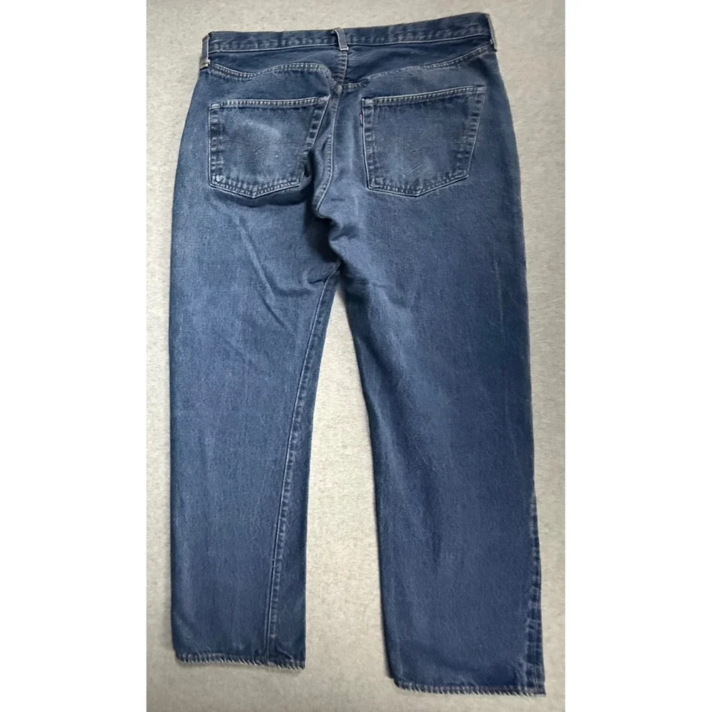 Vintage 70's 80's Levis 501 Redline Selvedge Denim Jeans Button 524 Stamp 38x36